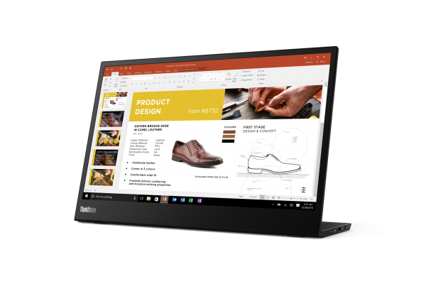 Lenovo ThinkVision M14 Monitor (14" FHD, 1920x1080, USB-C)